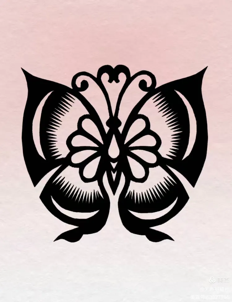 分享一些🦋剪纸底稿